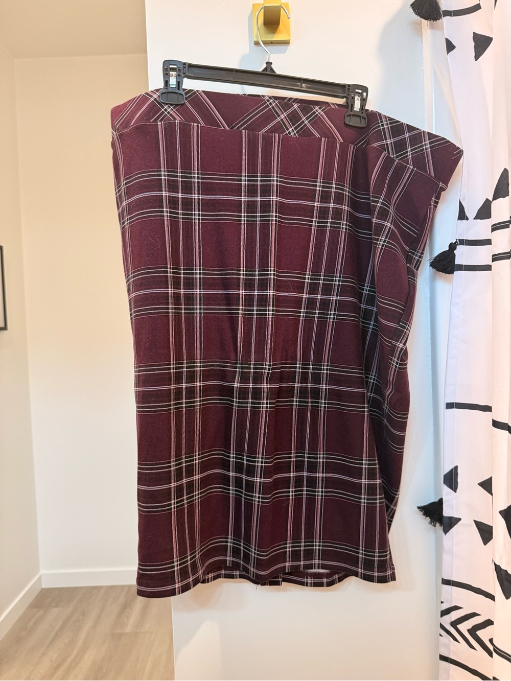 torrid plum Plaid Pencil Skirt